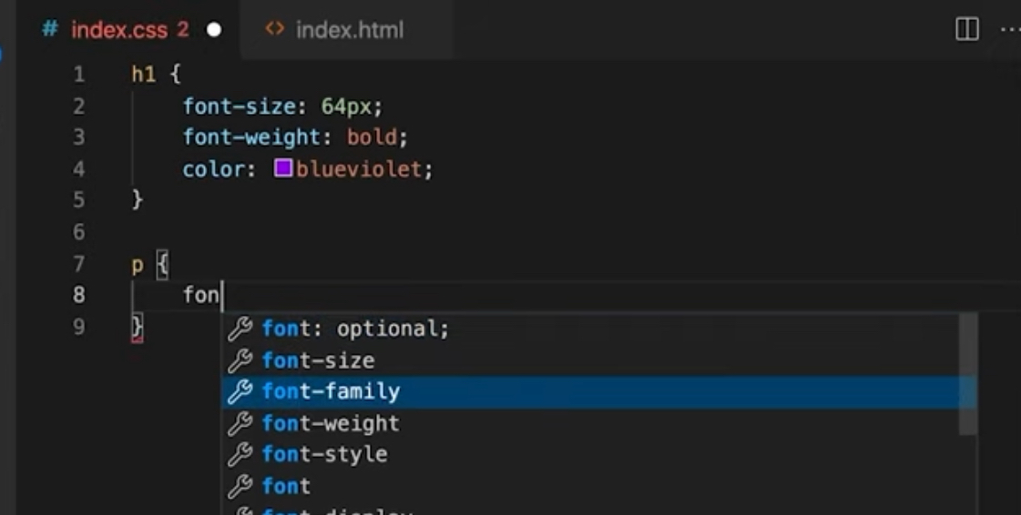 CSS programming code